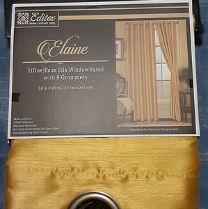 Drapes Window treatment, Faux Silk